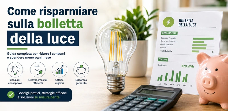 Come risparmiare sulla bolletta della luce
