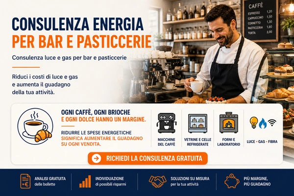 consulente luce e gas bar pasticcerie