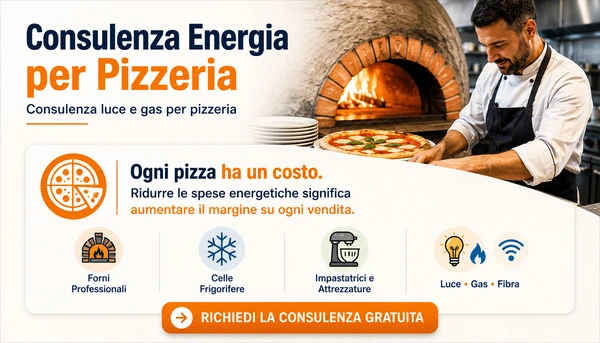consulenza energia pizzeria
