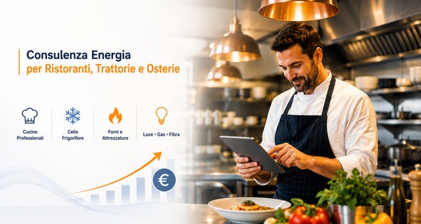 consulenza luce e gas ristorante