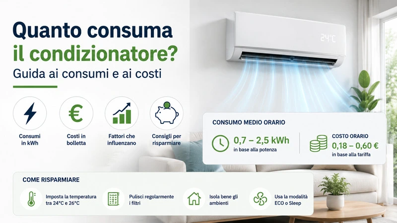 Quanto consuma il condizionatore